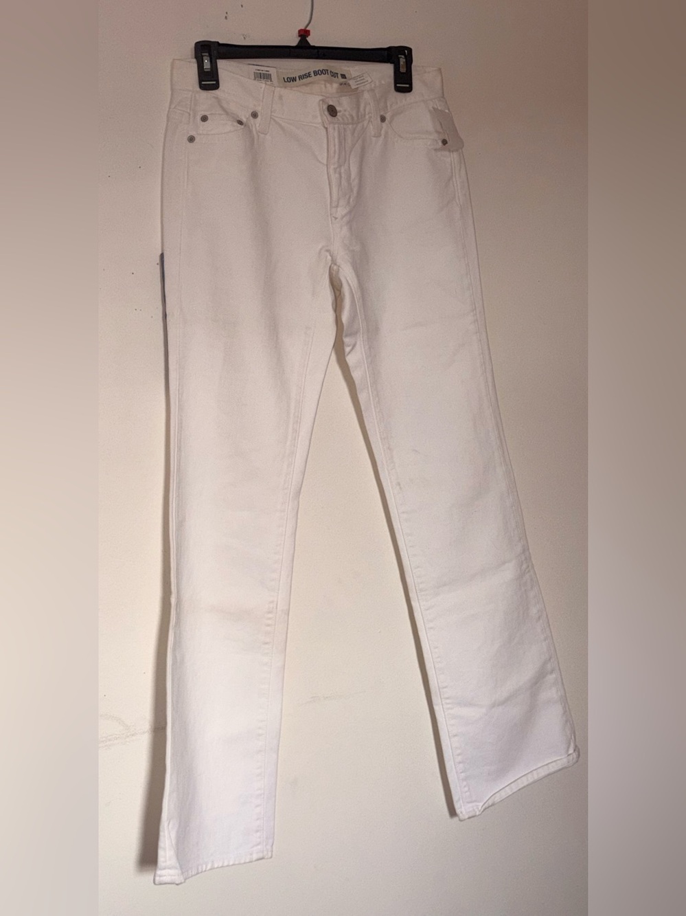 NWT GAP 2001 Low Rise Bootcut White Jeans